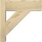 Ekena Millwork Traditional Block Rough Sawn Outlooker, Douglas Fir, 6"W x 16"D x 16"H OUT06X16X16TRA05RDF - alternate 2